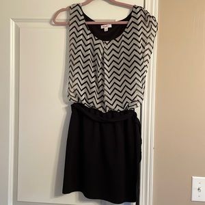Candies chevron mini dress